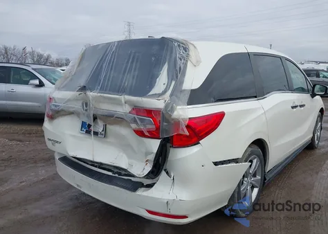2018 Honda Odyssey Ex-L from USA, damaged, VIN 5FNRL6H77JB032823